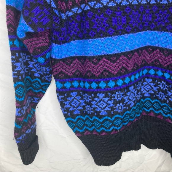 Meister amazing VTG wool Aztec sweater - Picture 2 of 4
